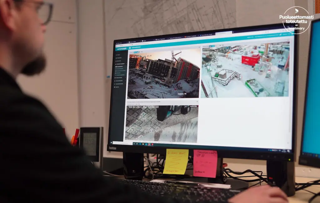 Aiforsite jarjestelman kaytto tyomaalla