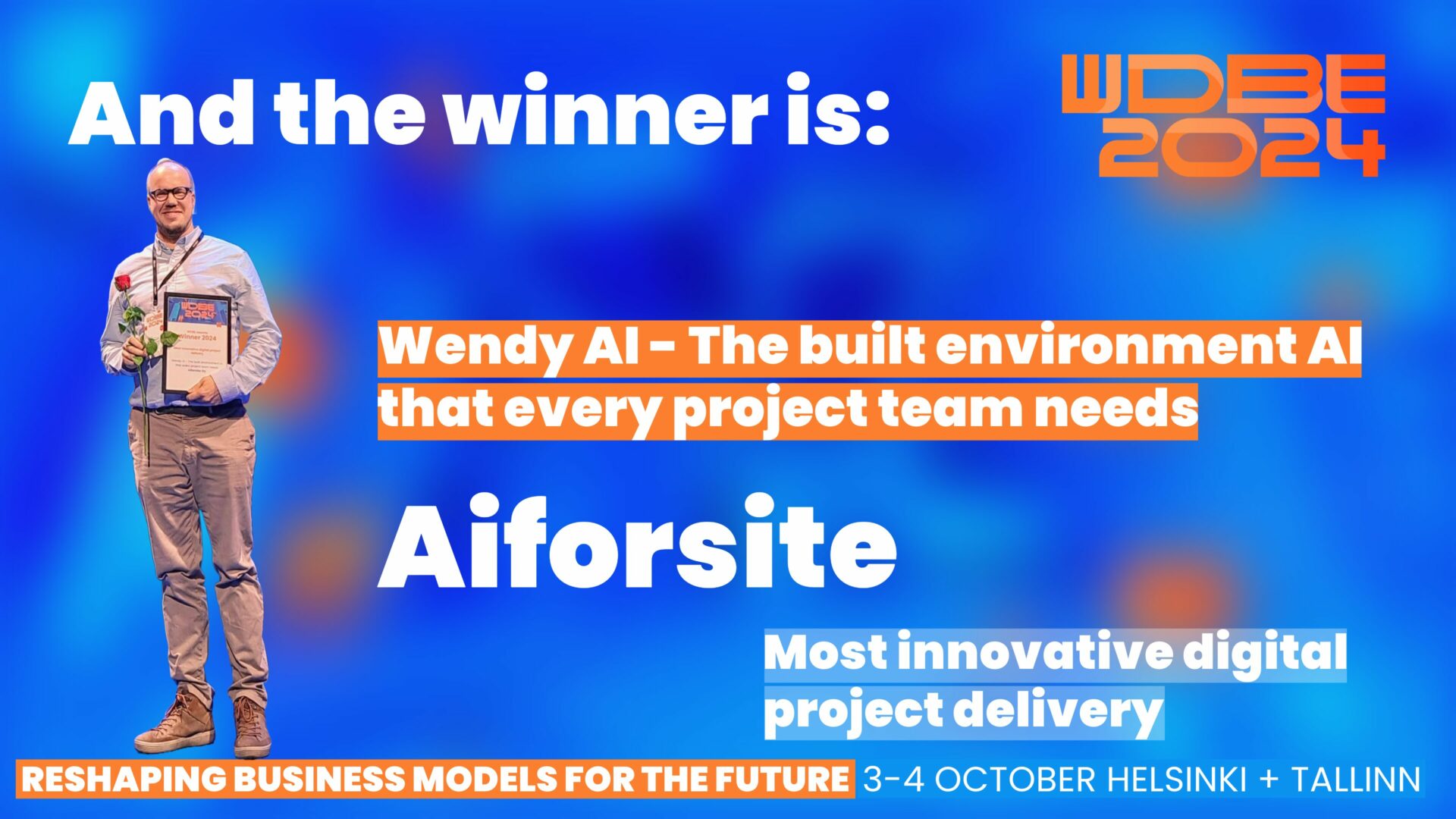 wdbe2024 awards Wendy AI Aiforsite
