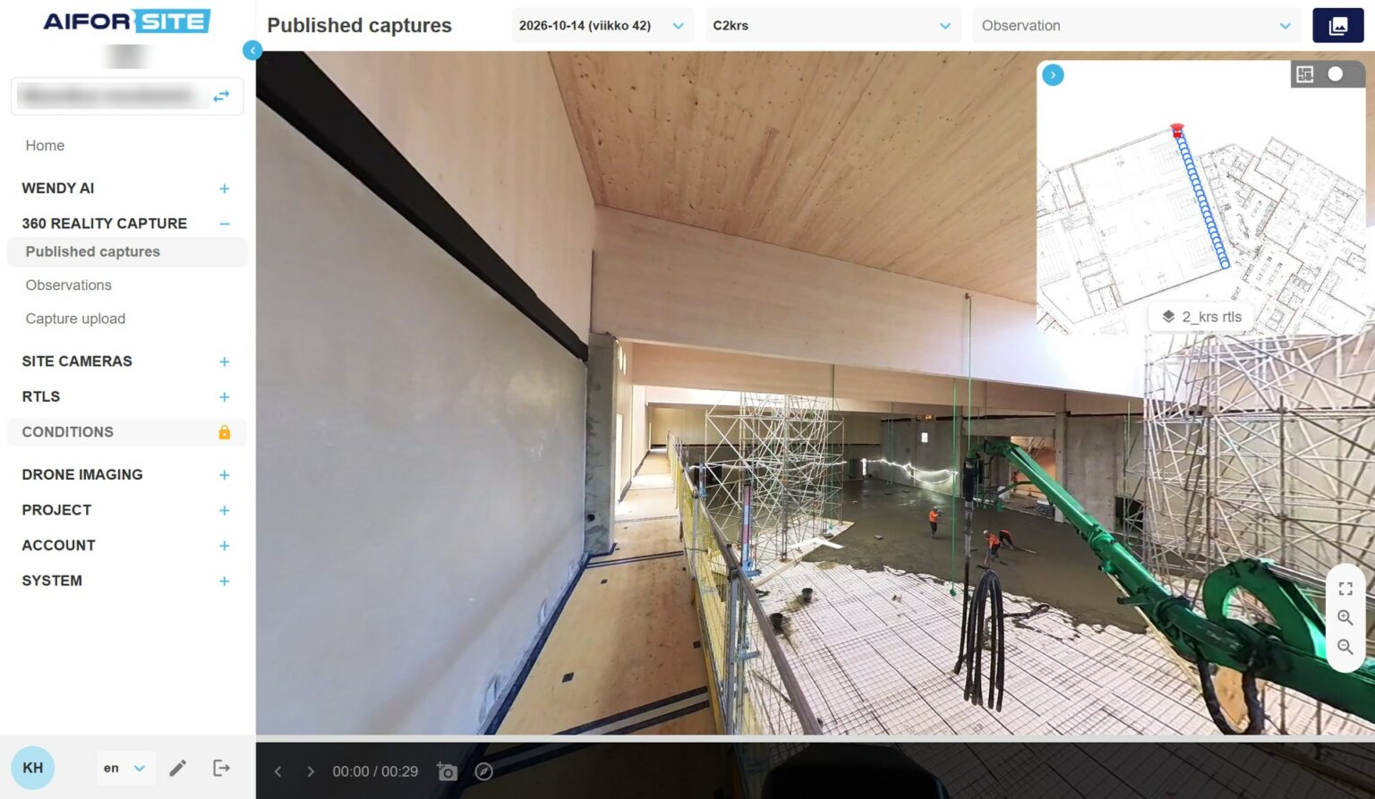 Homepage 3 Aiforsite 360 Reality Capture published captures