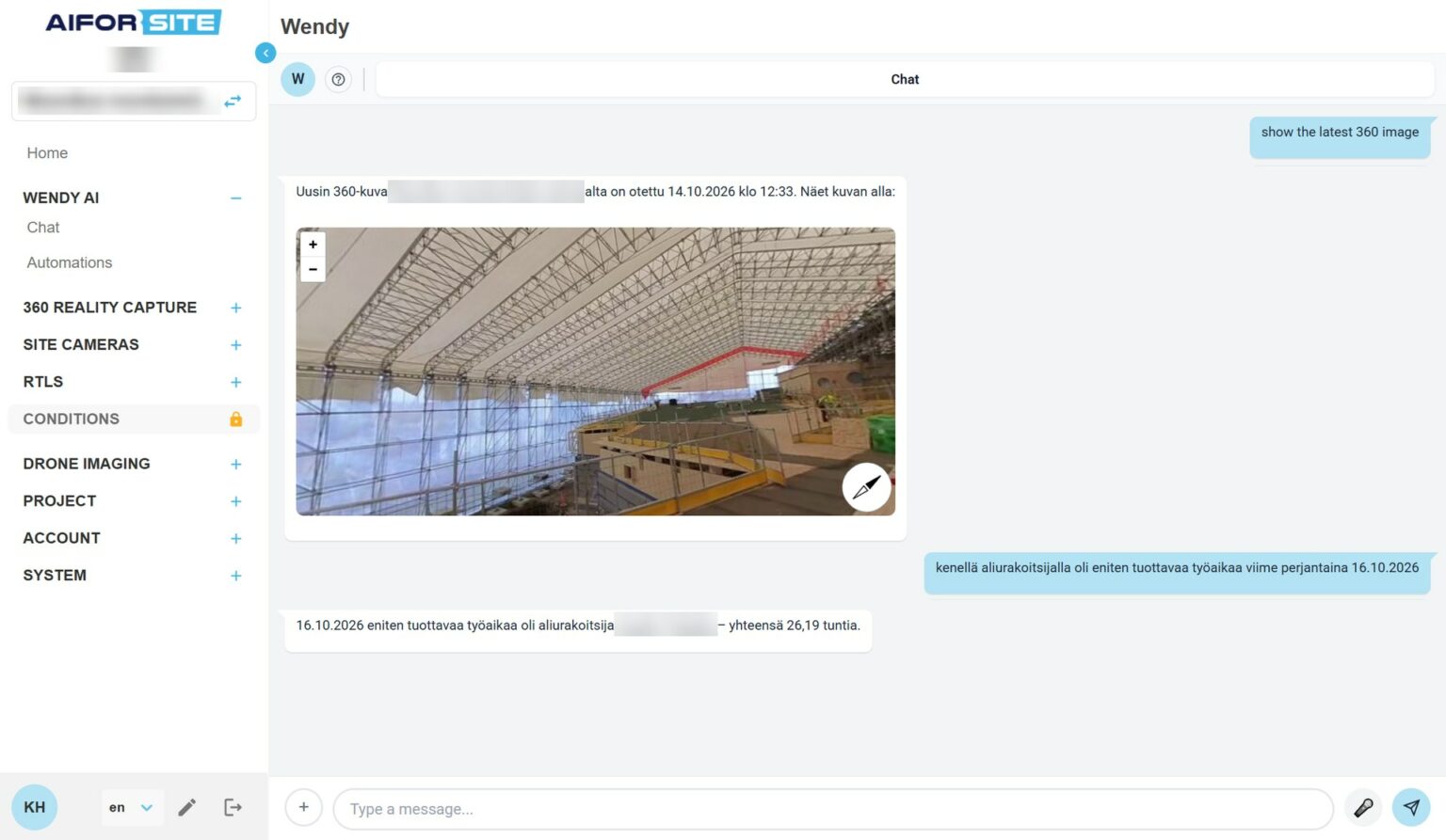 Homepage 5 Wendy AI chat in Aiforsite